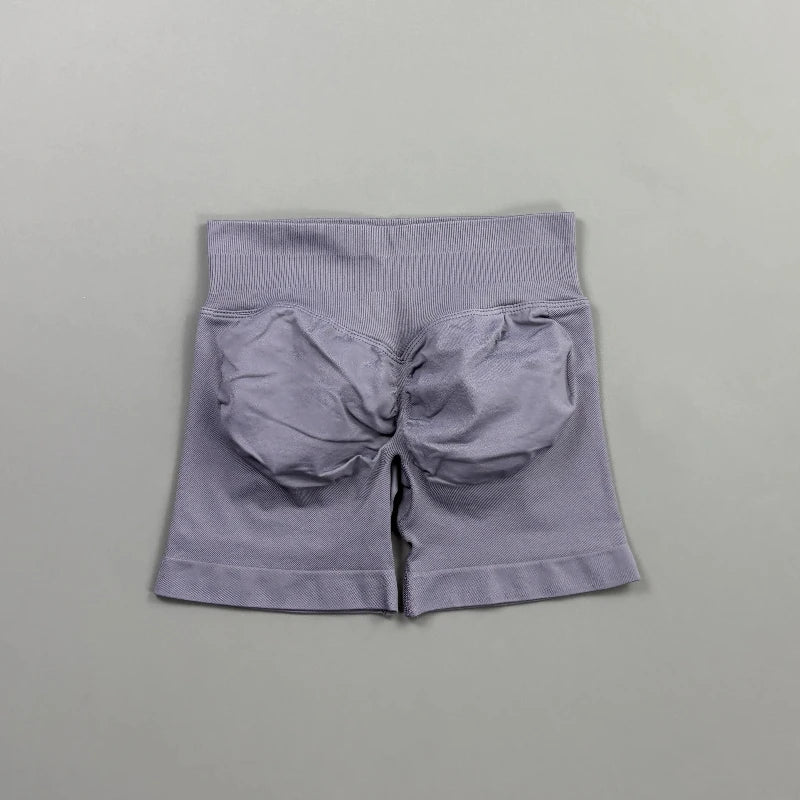 Short Biker Femme Scrunch Butt Sans Coutures — 44 Coloris, Yoga, Gym & Fitness Taille Basse
